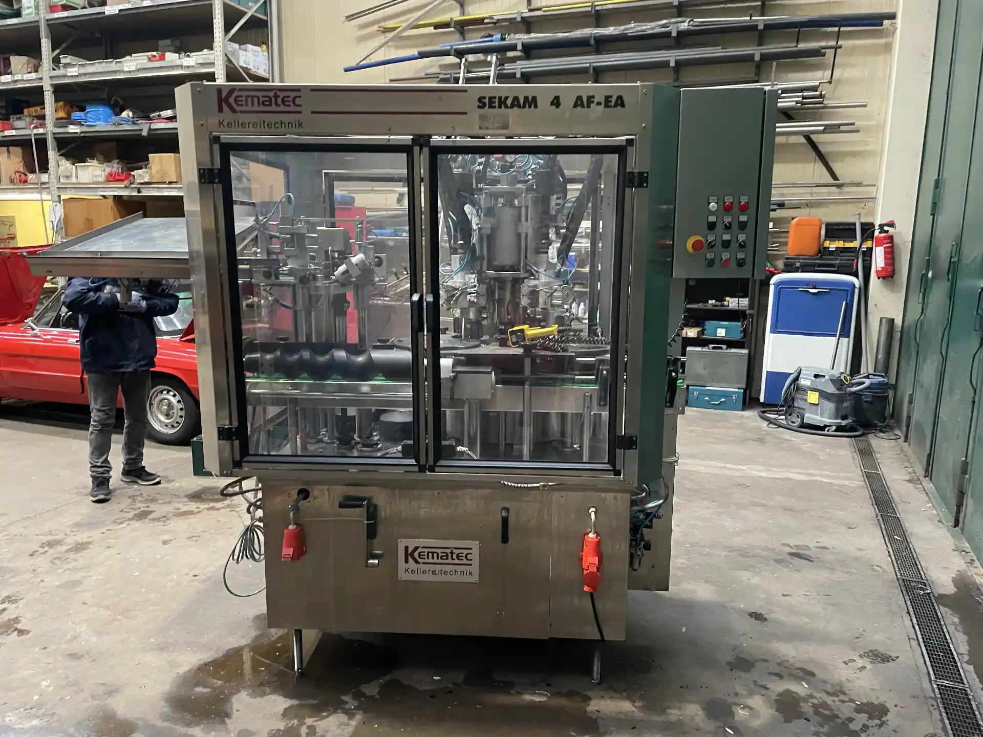 Used Capsuler Kematec Champagne 5.000 bph — 2