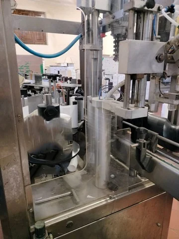 Used OMB capsuling machine with labeller — 4