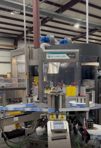 Used P.E. Labeller 54.000 bph Roll-Fed