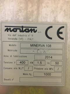 Used Wirehooder Nortan Minerva 108 2014 — 2