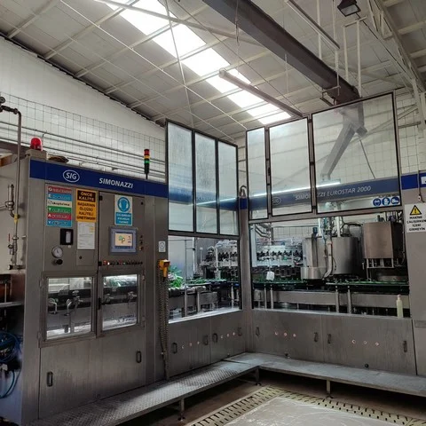 Used Simonazzi bottling line