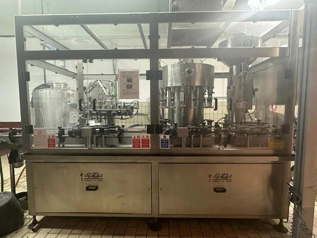 Used glass bottling line for still wine — 5