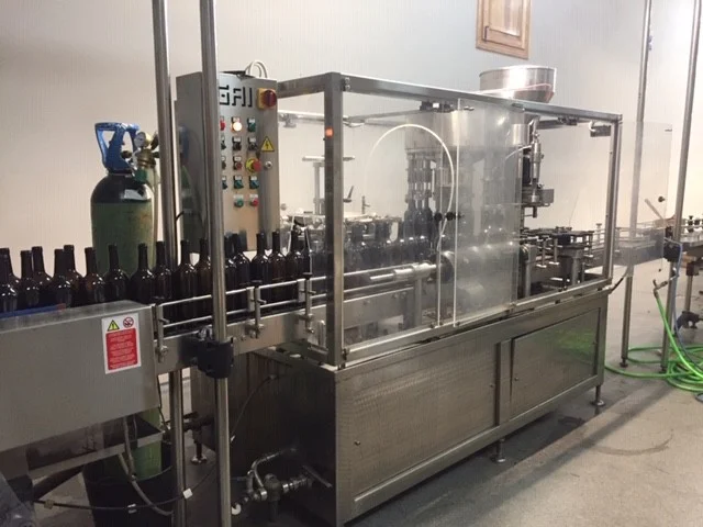 Used Gai bottling line for wine — 3