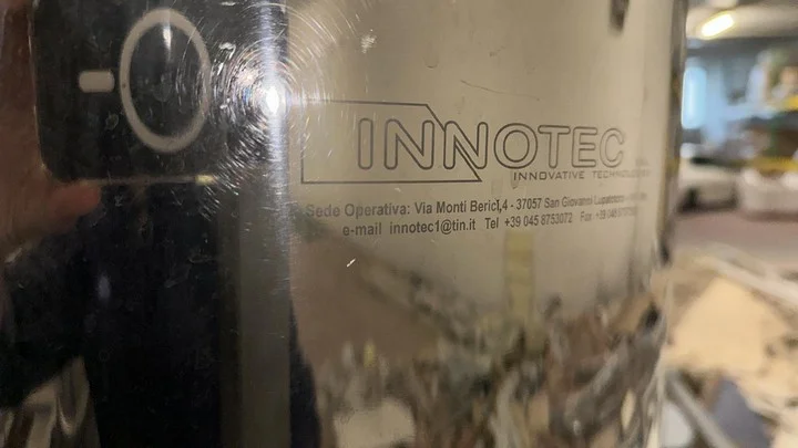 Used Innotec microfiltration system with sondex pasteurizer