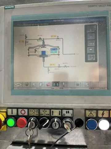 Used Simonazzi isobaric filling monoblock 40.40.10 — 3