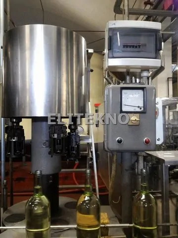 Used capper Bertolaso screw cap 8.000 bph — 5