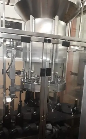 Used Complete Bottling Line Irundin still wine — 9