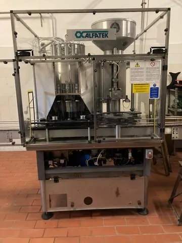 Used Complete Isobaric Bottling Line Alfatek — 2