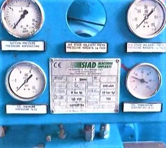 Used Compressor SIAD 40 Bar — 2