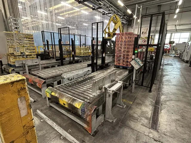 Used Depalletizer Ocme pegasus 160m Pallet Wrapper Tosa — 10