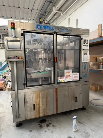 Used Filler Corfill Sara Elp 32 valves isobaric — 2