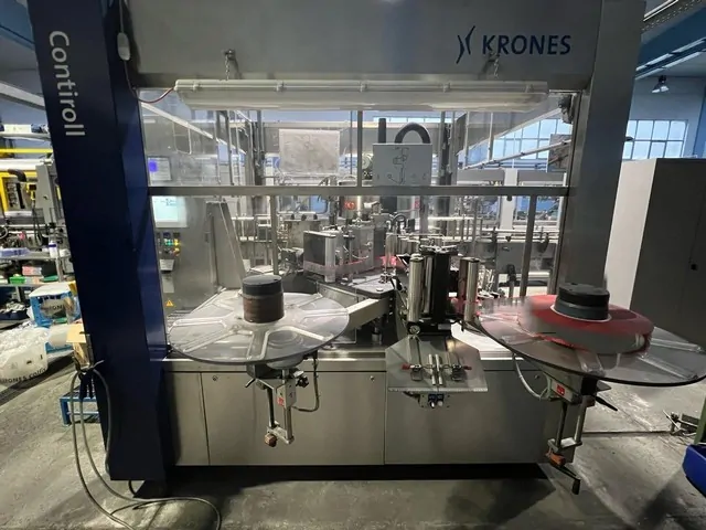 Used Krones Contiroll labeller 18.000 bph — 2