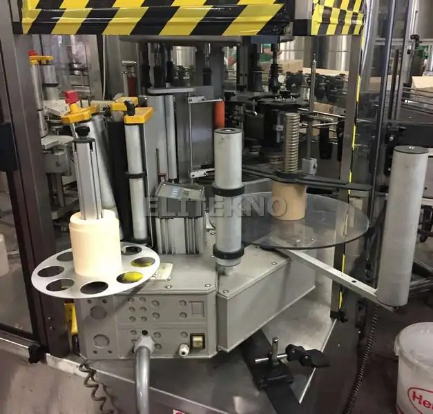 Used labeller Alfa adhesive — 3