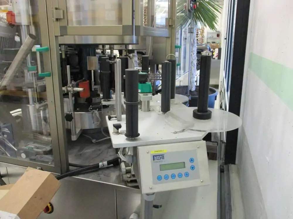 Used labeller Neri adhesive — 2