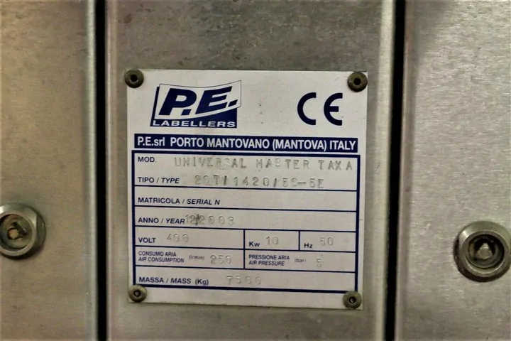 Used labeller P.E. adhesive 12.000 bph — 7