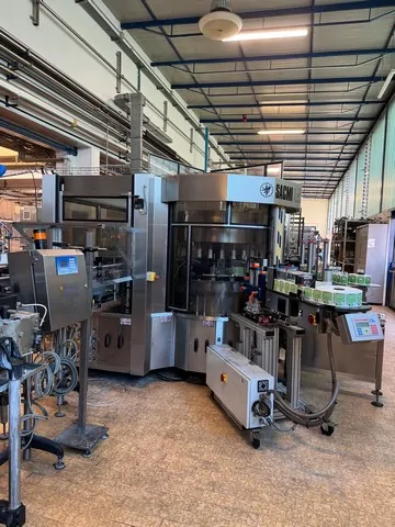 Used Labeller Sacmi Opera 300 adhesive — 2