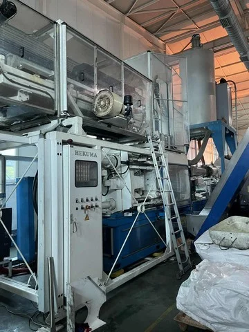 Used Hekuma Pet preform injection molding system