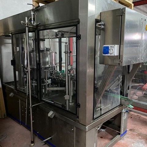 Linea di imbottigliamento usata CERMA per olio 2.500 BPH