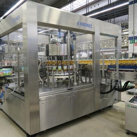 Linea di imbottigliamento usata Krones PET 24.000 bph